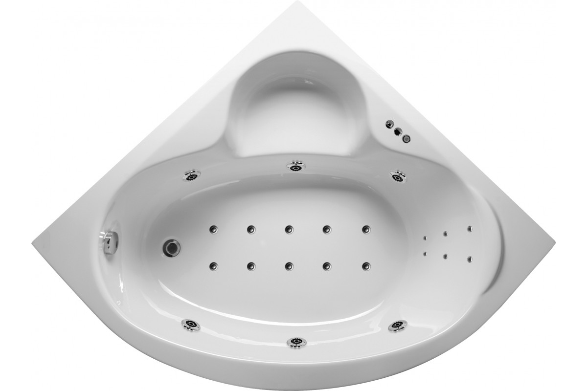 Ванна акриловая угловая Relisan POLINA Гл000001267, 120x120