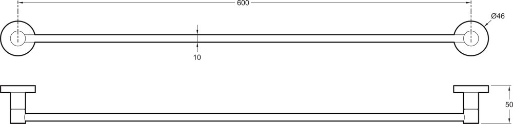 Полотенцедержатель Jacob Delafon Classique E77828-CP Хром
