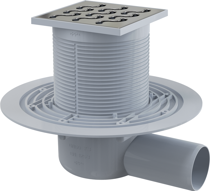 Душевой трап Alcaplast APV-102 с решеткой