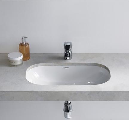 Раковина встраиваемая снизу 56см Duravit D-Code 0338560000 белый