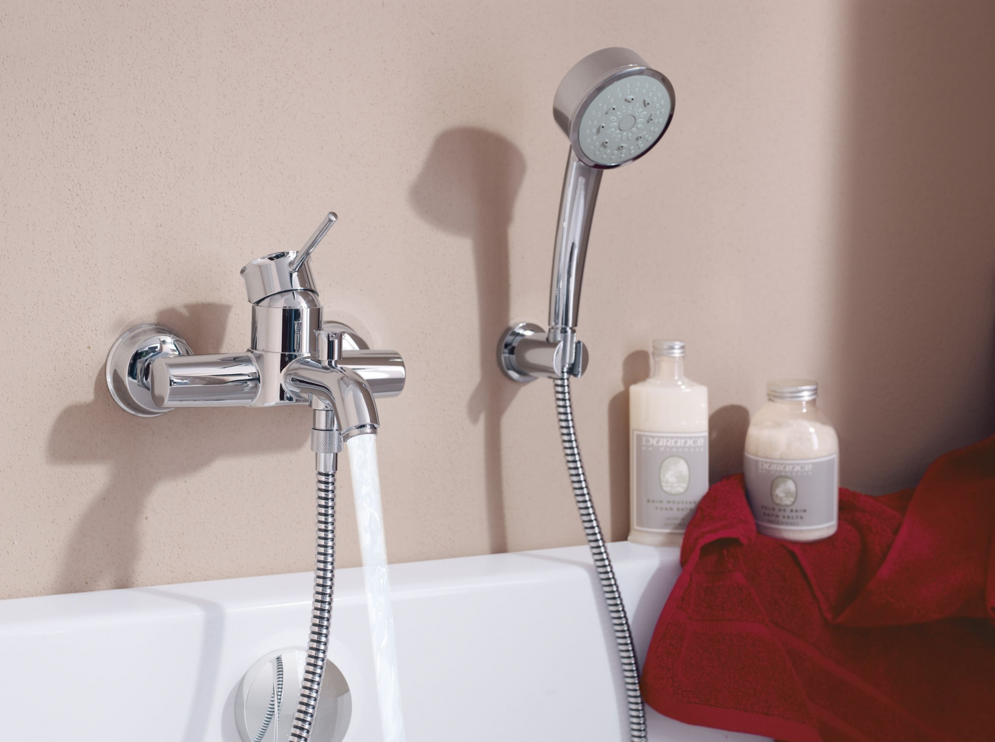 Смеситель для ванны с душем Grohe BauClassic 32865000 хром