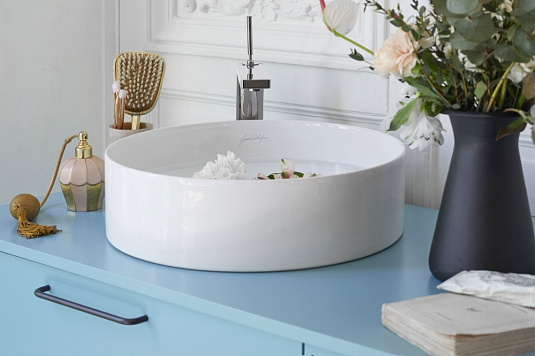 Раковина накладная 41см Jacob Delafon Delta Pure E90012-0 белый