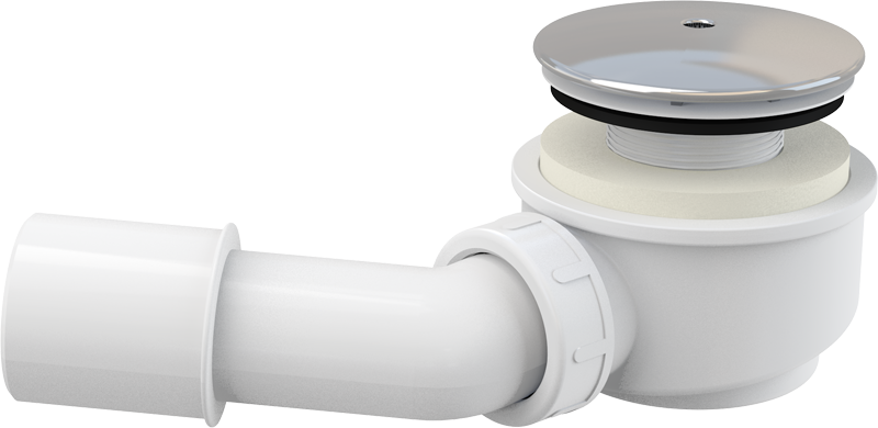 Сифон для душевого поддона Alcaplast A471CR-60 белый