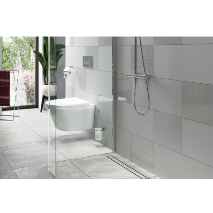 Душевой лоток EXCELLENT Stilio 90 см. под облицовку плиткой (хром)