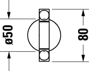 Держатель для полотенец Duravit Starck T 0099414600 Черный матовый