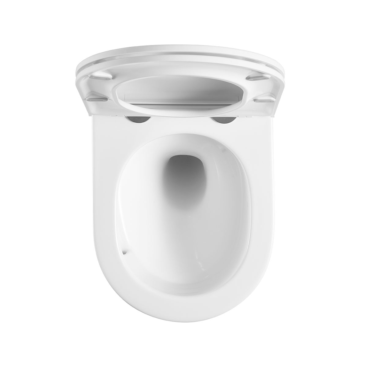 Унитаз подвесной безободковый Vincea Bien VT1-51T белый, с сиденьем микролифт