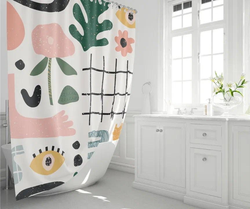 Штора для ванной Fixsen Summer, FX-2506