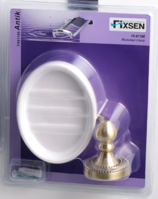 Мыльница Fixsen Antik FX-61108 Бронза