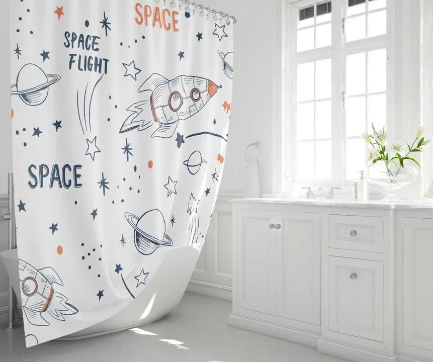 Штора для ванной Fixsen Space, FX-2508