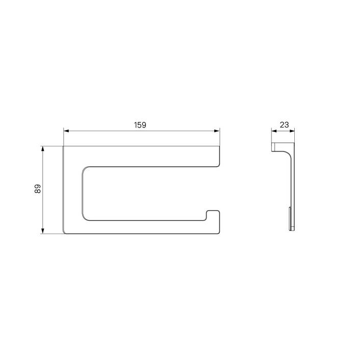 Держатель туалетной бумаги IDDIS Slide SLIGM00i43 графит