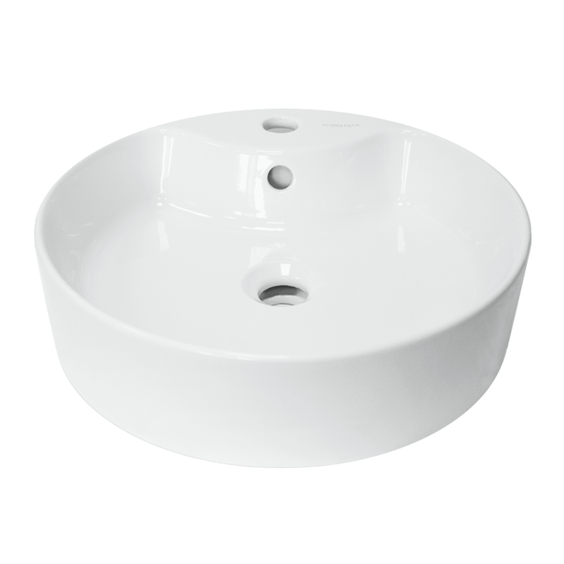 Раковина накладная 45см Sanita Luxe Best BST43SLWB01SH белый