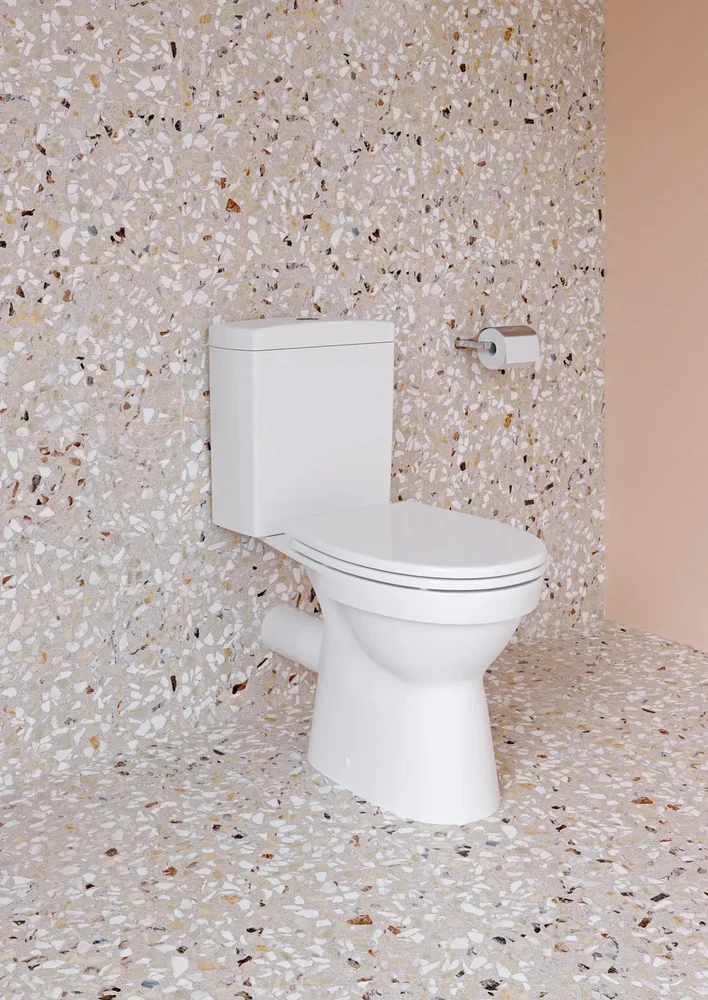 Унитаз-компакт безободковый Vitra S10 Open-Back 9822B003-7204 c сиденьем микролифт