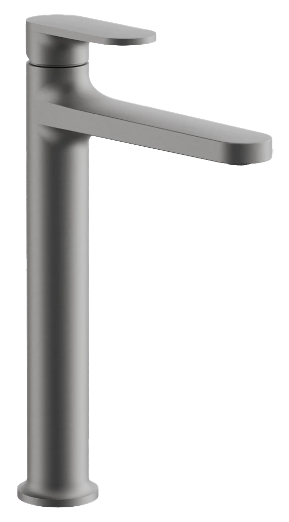 Смеситель для раковины BELZ B11713-3, оружейная сталь