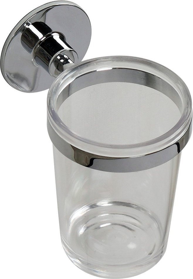 Стакан для зубных щеток Fixsen Round FX-92106 Хром