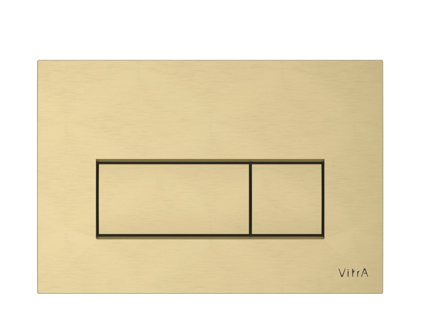 Кнопка смыва Vitra Root Square 740-2325 золото матовое