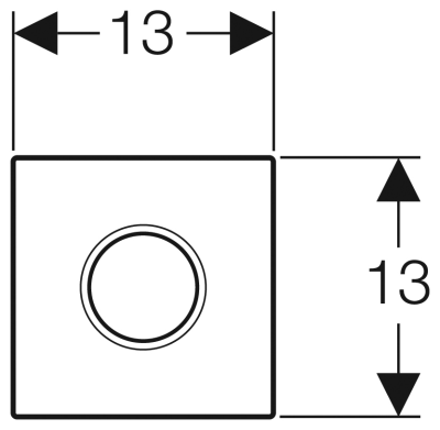 Кнопка смыва Geberit Sigma 01 116.021.11.5 белый