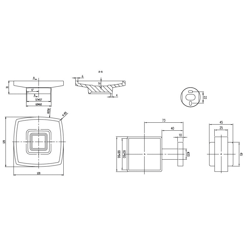Мыльница Villeroy & Boch Elements-Striking TVA15202000061 хром