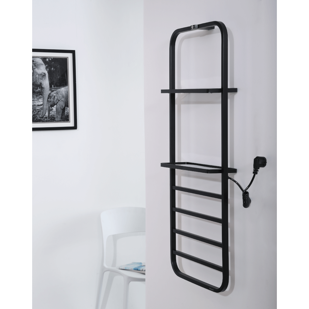 Полотенцесушитель электрический Black&White N-337B 101х40 черный матовый