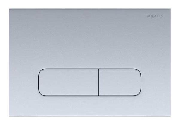 Кнопка смыва для унитазов Aquatek KDI-0000014 хром матовый