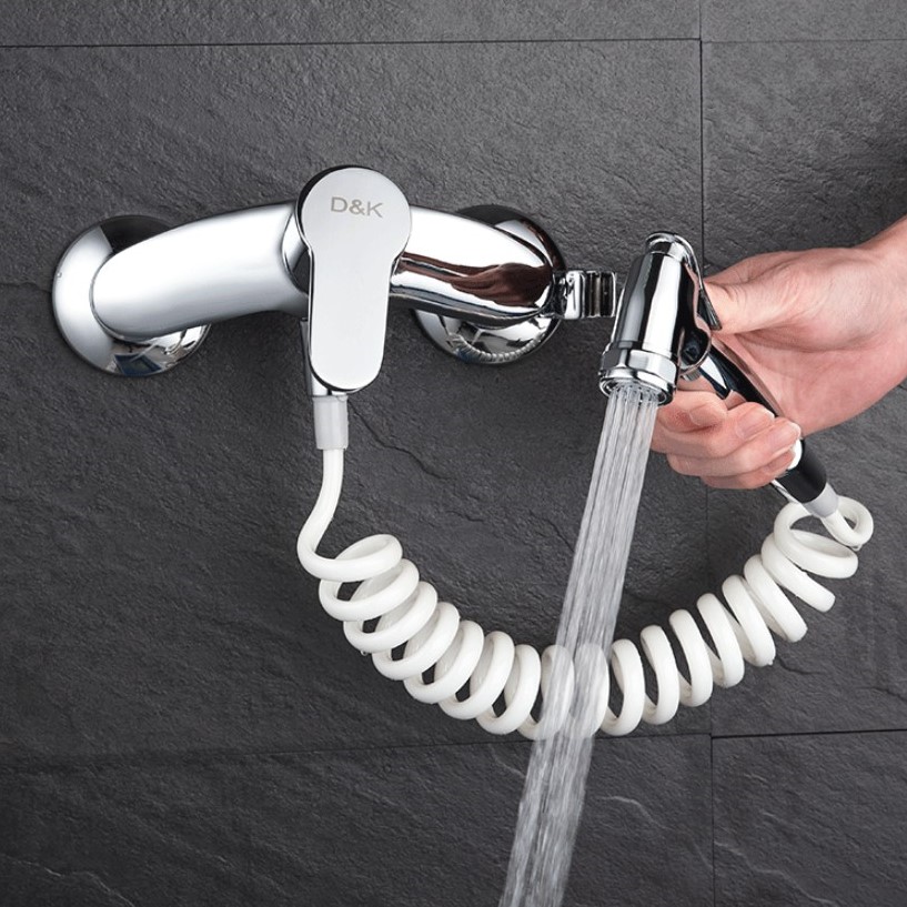 Гигиенический душ со смесителем D&K Rhein DA1394541, хром