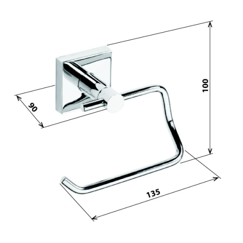 Держатель для туалетной бумаги Bemeta Beta 132112042 Хром