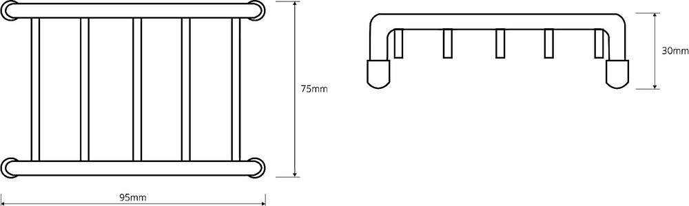 Мыльница Bemeta Cytro 104708182 Глянец