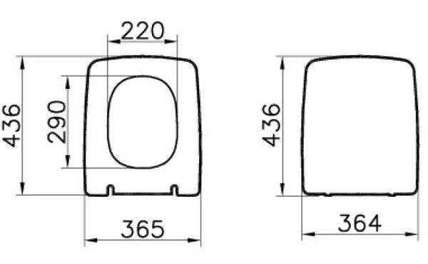 Сиденье для унитаза Vitra Metropole 122-083-009 с микролифтом, черный матовый