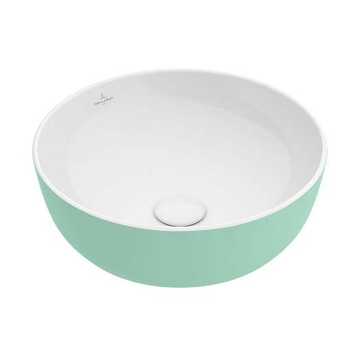 Раковина накладная 43см Villeroy & Boch Artis 417943BCW3 зеленый