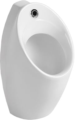 Писсуар подвесной SantiLine  SL-6001 белый, скрытый подвод воды