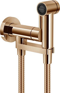 Гигиенический душ со смесителем Nobili AV00600RCP красное золото