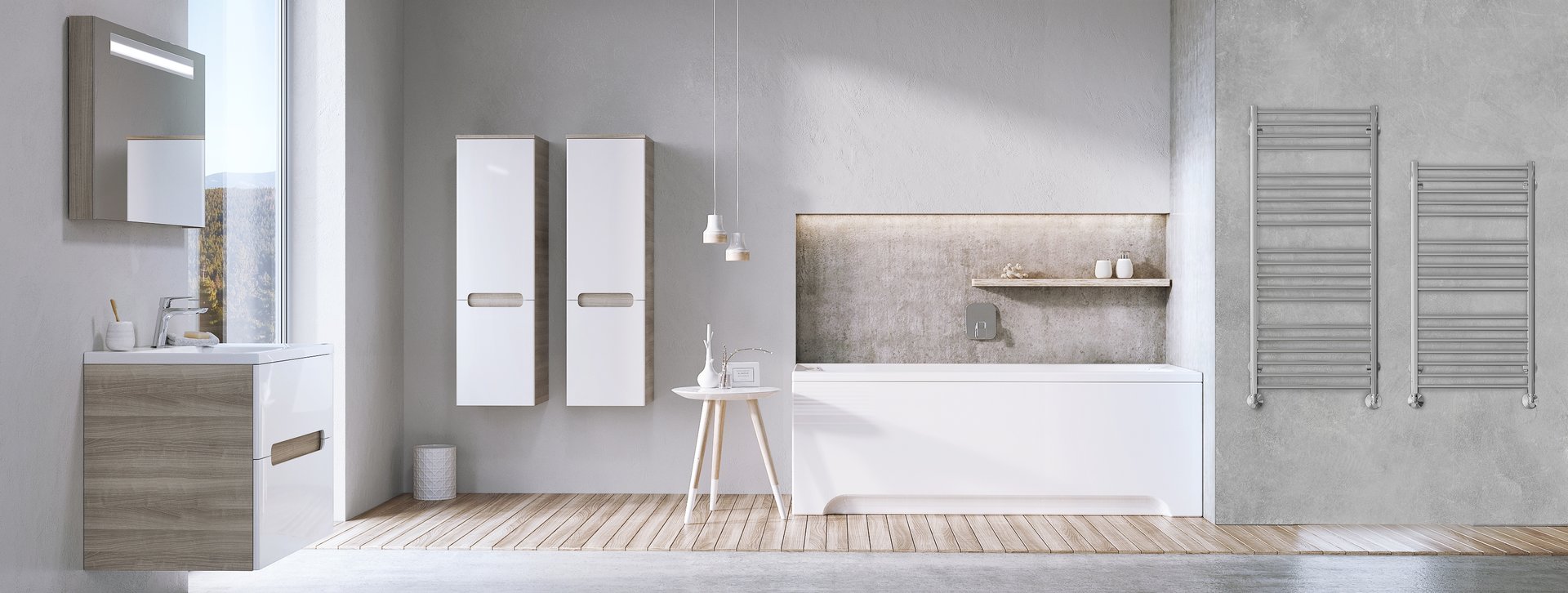 Полотенцесушитель водяной Ravak Norma 80х50 хром