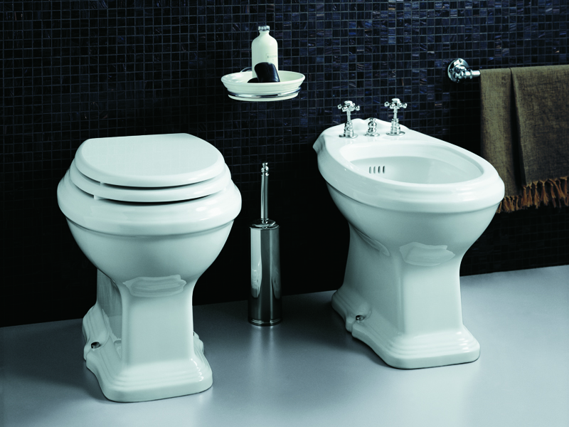 Унитаз приставной Simas Arcade AR811 Белый