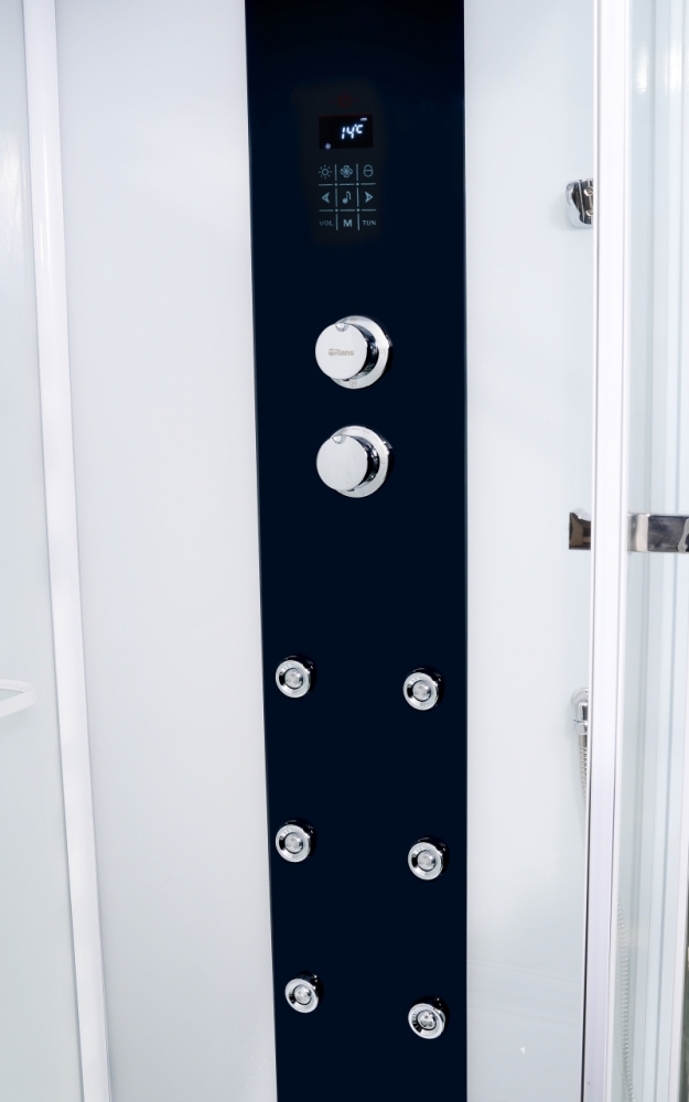 Душевая кабина Orans 8615900 120x90x220 профиль белый, стекло прозрачное