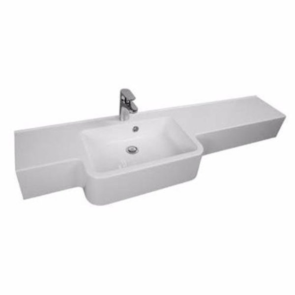 Раковина полувстраиваемая 80см Акватон Hotel 1A710231PI010 белый