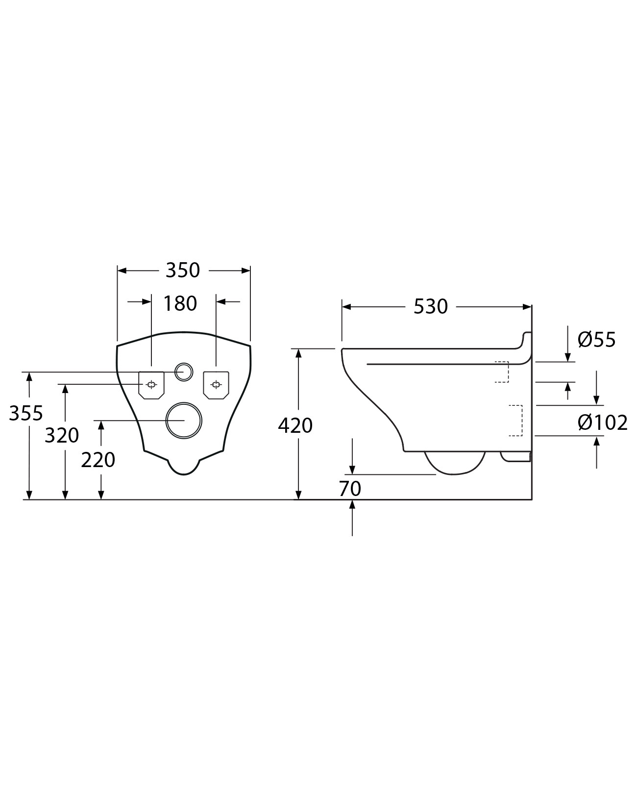 Унитаз Gustavsberg Estetic 8330 подвесной с сиденьем Микролифт