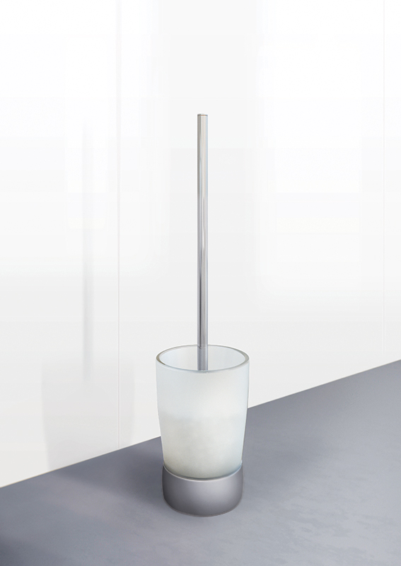 Ершик для унитаза AM PM Sensation A3033200 хром/матовое стекло