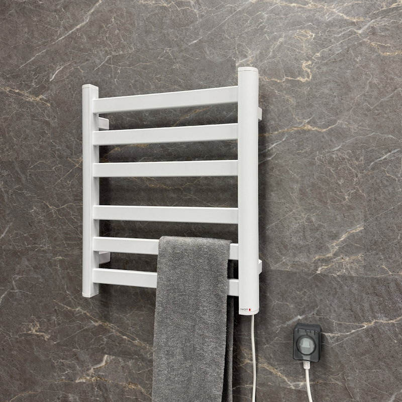 Полотенцесушитель электрический Fixsen BASIC 600х500 FX-7400W, белый