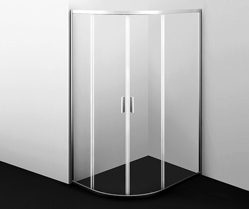 Душевой угол WasserKraft Lippe 45S24 120x90x190, профиль хром, стекло прозрачное