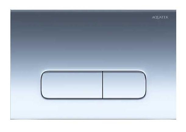 Кнопка смыва для унитазов Aquatek KDI-0000016 хром глянцевый