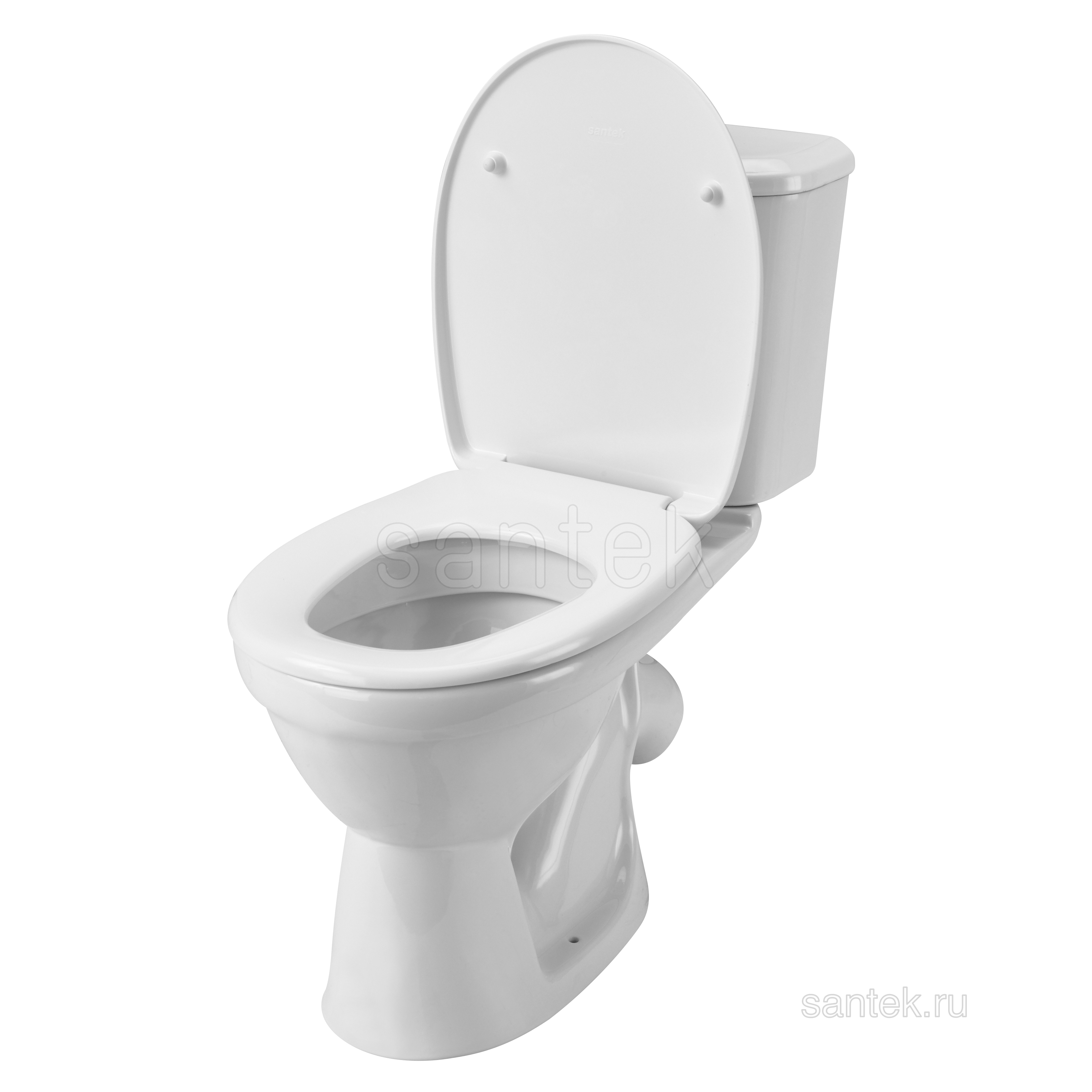 Унитаз-компакт Santek Бореаль с диагональным выпуском, антивсплеск 1WH302143