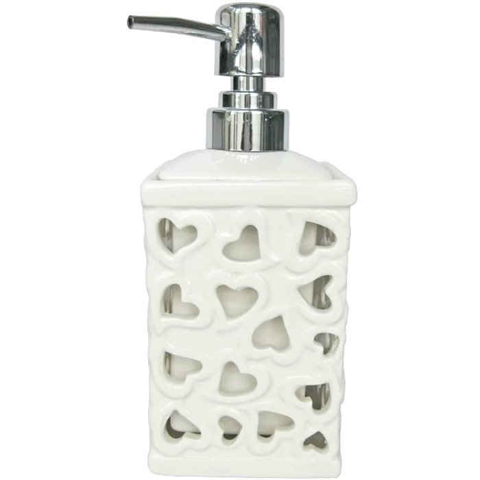 Дозатор жидкого мыла Fixsen Hapy A211-W-1 Белый Хром