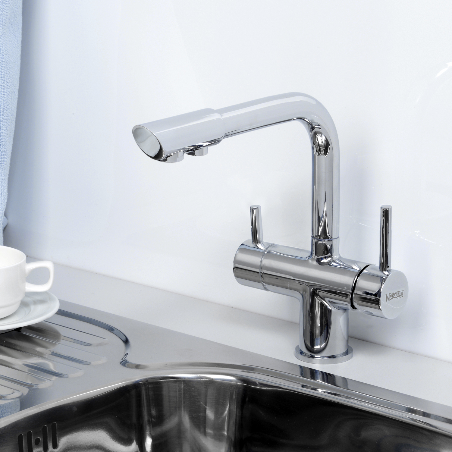 Смеситель для кухни WasserKraft A8017 хром