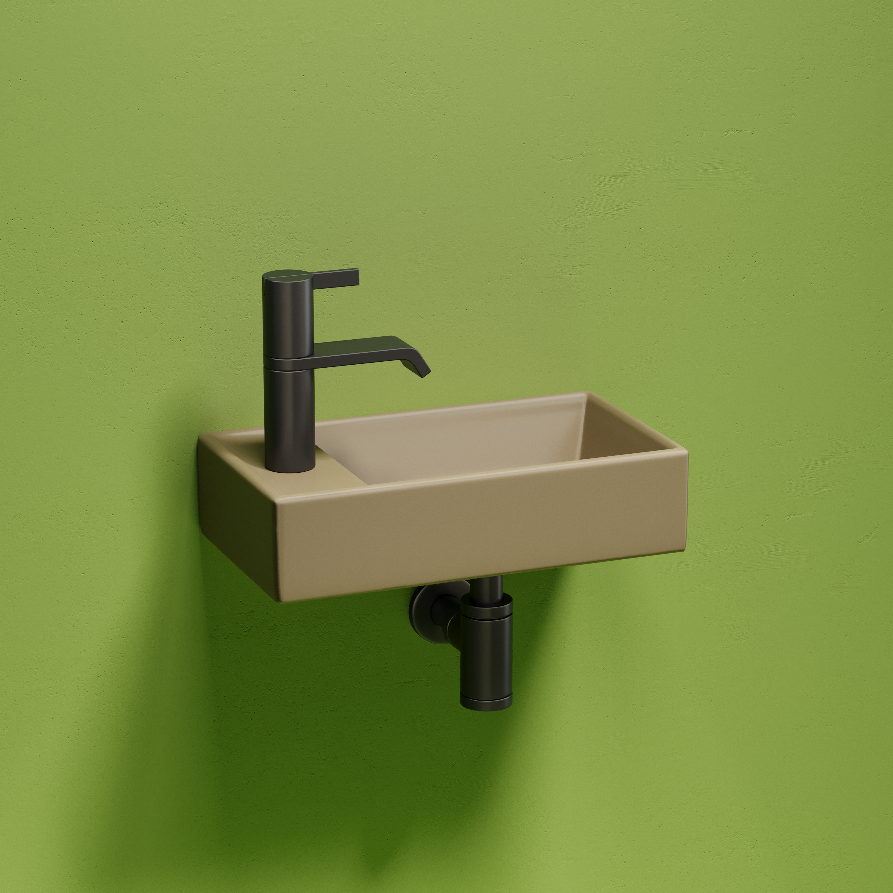 Раковина подвесная 40см Ceramica Nova Element CN6051RMC капучино матовый