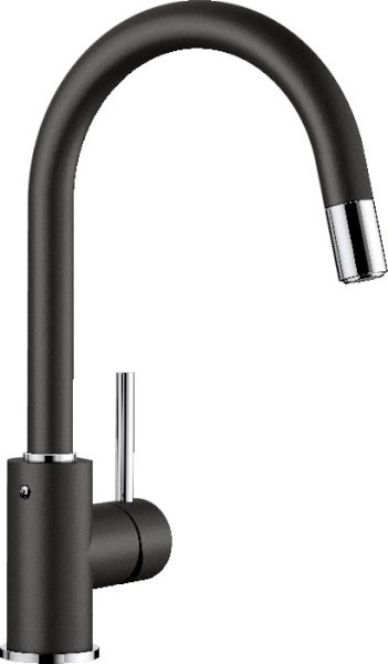 Смеситель для кухни Blanco Mida-S 526146 черный