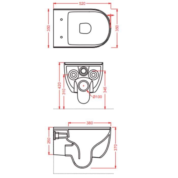 Унитаз подвесной ArtCeram The One THV001 12;00 желтый, без сиденья