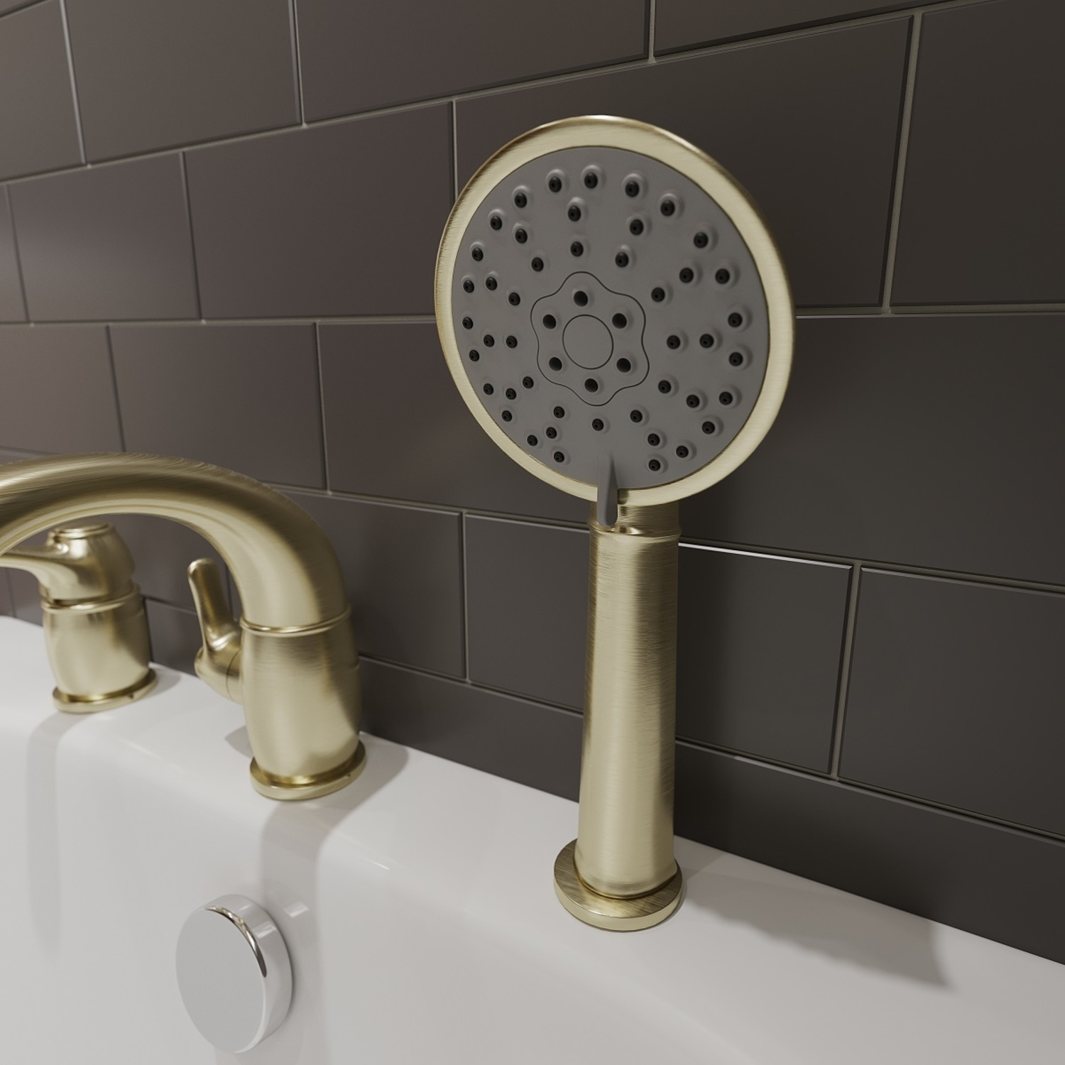 Смеситель для ванны с душем IDDIS Oldie OLDBR30i07 бронза