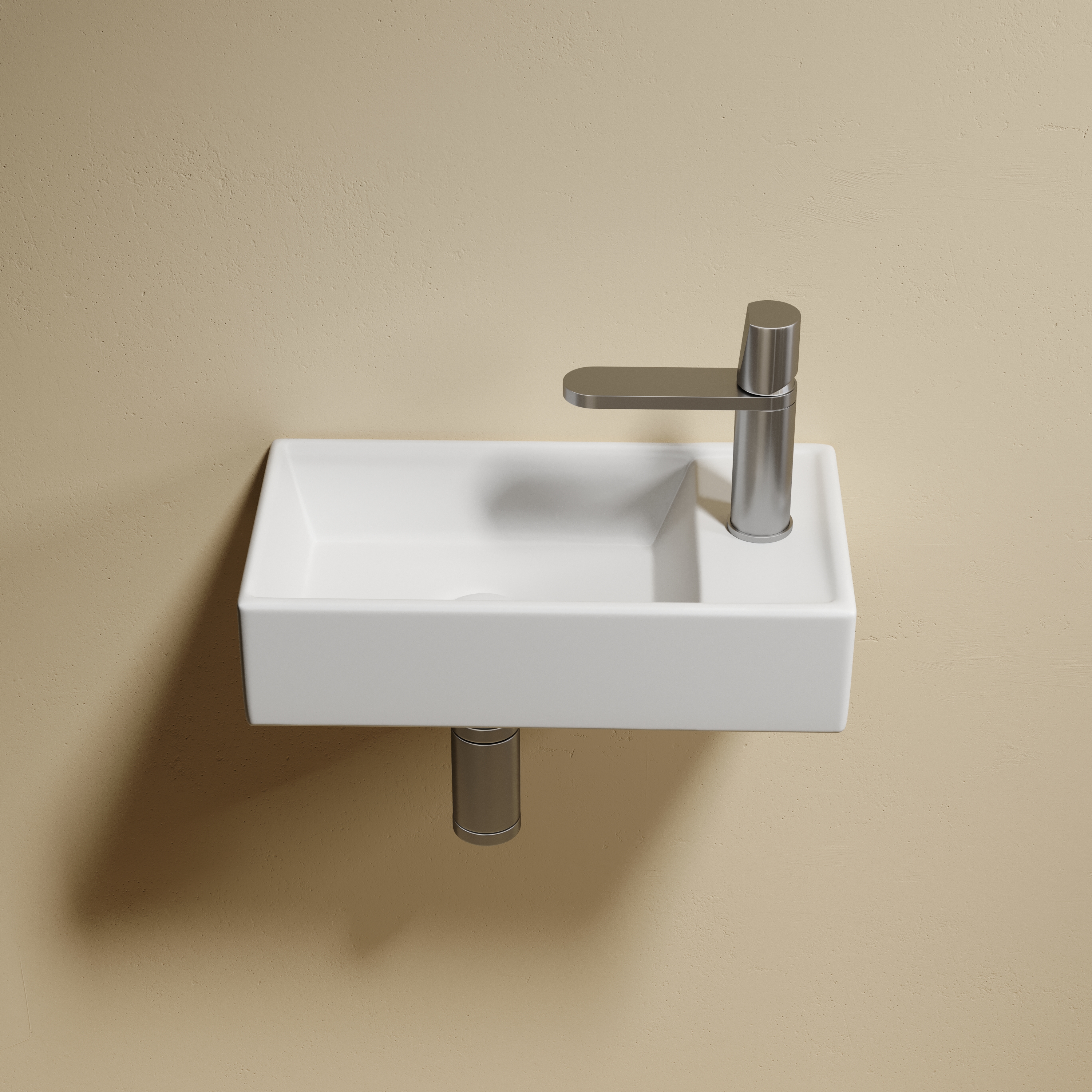 Раковина подвесная 40см Ceramica Nova Element CN6051LMW белый матовый