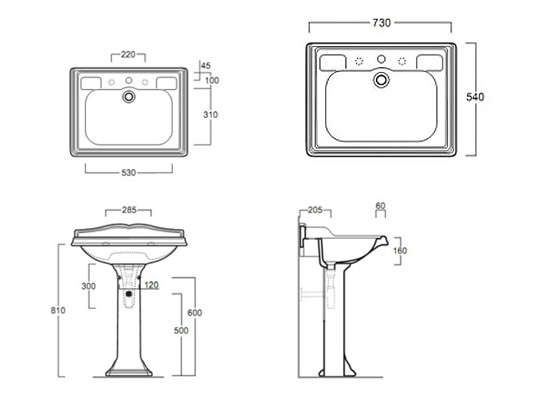 Раковина Simas Arcade AR834