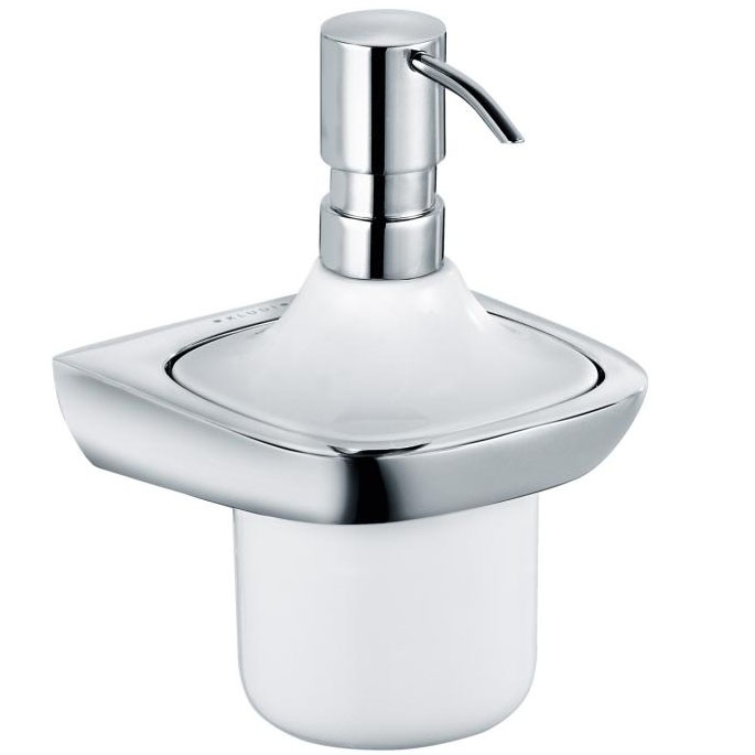 Дозатор для жидкого мыла Kludi Ambienta 5397605 Белый Хром