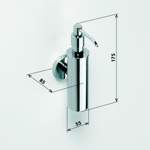 Дозатор для жидкого мыла Bemeta Omega 104109012 Хром